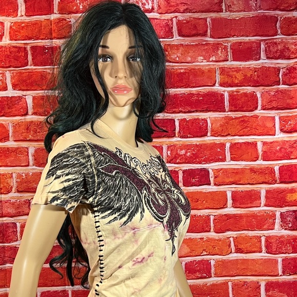 Affliction Women’s T-Shirt - Picture 2 of 10